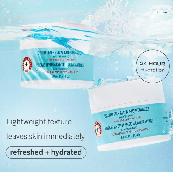 NIB FIRST AID BEAUTY BRIGHTEN + GLOW MOISTURIZER - Picture 9 of 15